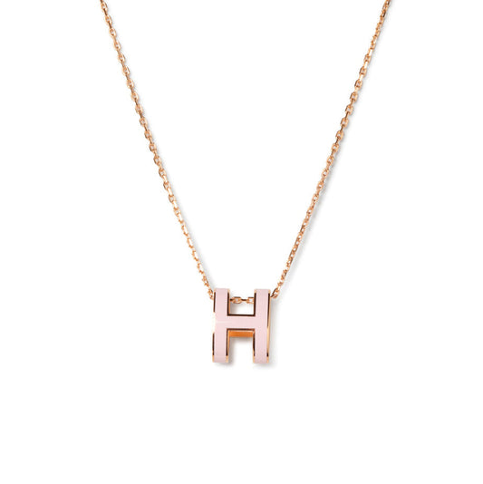 [Eternal Jewelry]POP H PEDANT PINK GOLD